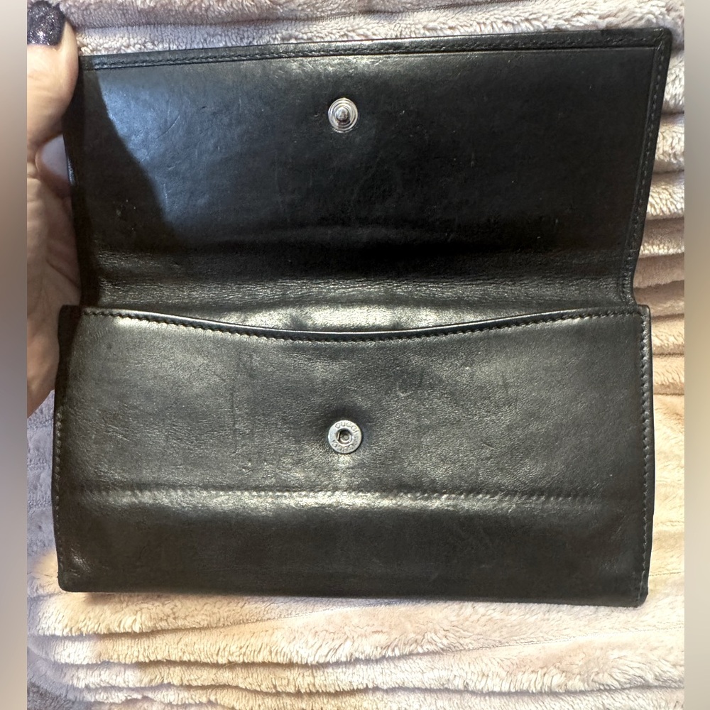 Gucci Continental Wallet Soho with Studded GG Logo - Vintage - Picture 3 of 13